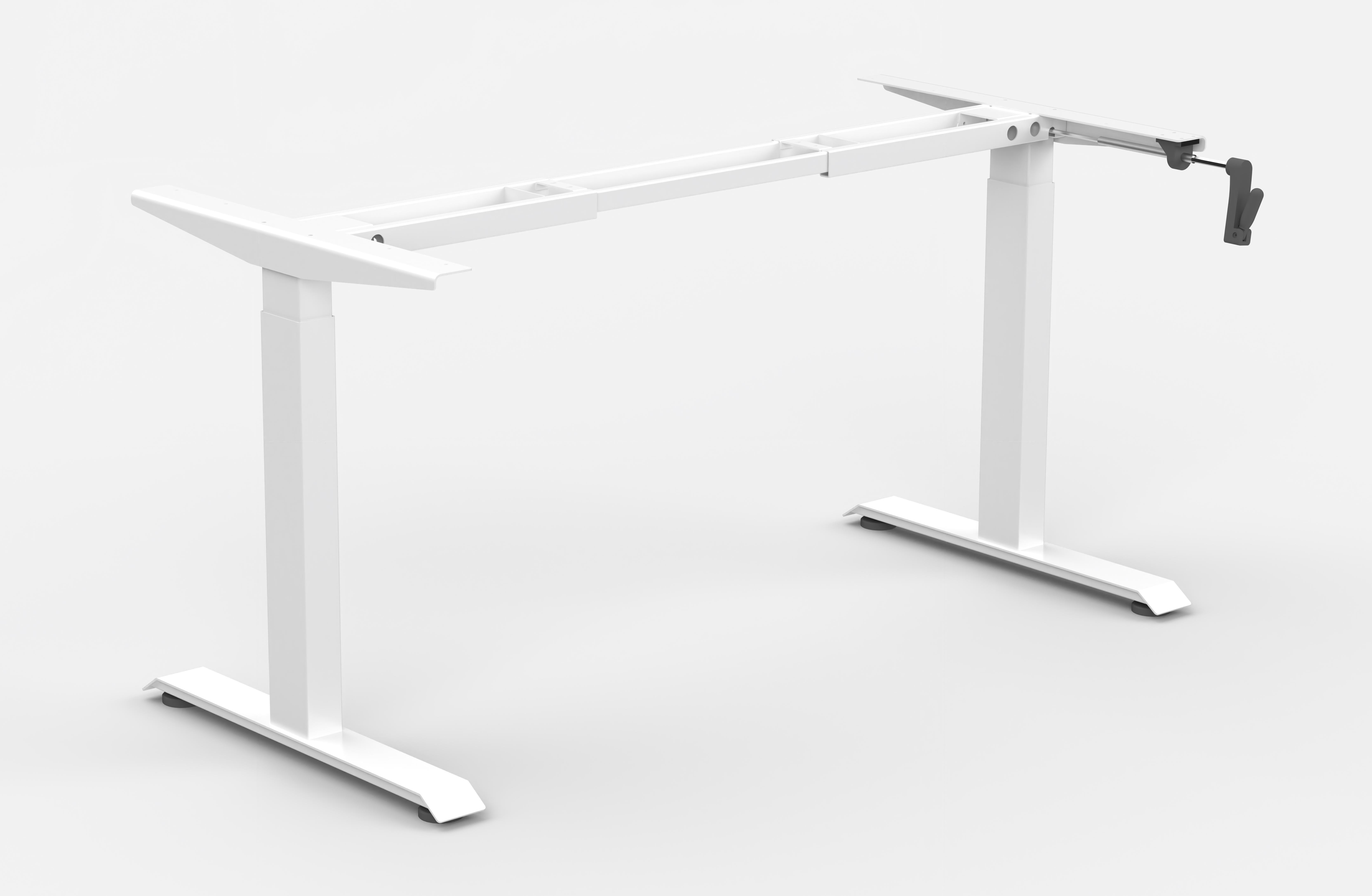 Boost Manual Sit-Stand Desk Frame Only - Single Sided